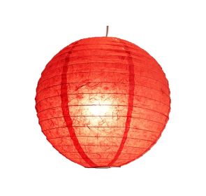 [Orange-red] Chinese/Japanese Style Hanging lantern Decorative Paper Lantern 16"