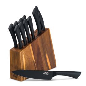 Thyme & Table Knife Set, 13-Piece Kitchen Slim Block Stainless Steel Knife Set