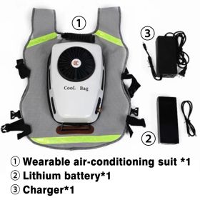 Men Summer Air Conditioning Clothing Cooling Vest 2023 New Rechargeable Cooling Sport Man Outdoor High Temperature Work