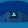 Waterproof Camping Tent 4 Persons Navy Blue/Light Blue