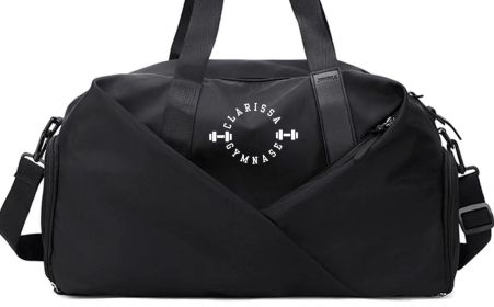 Clarissa Gymnase - Travel Compartment Tote (Color: Black)