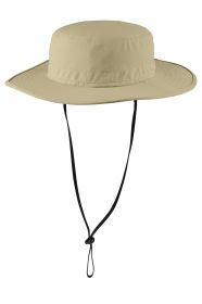 Port Authority Outdoor Wide-Brim Hat C920 (Color: Stone, size: L/XL)