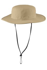 Port Authority Outdoor Wide-Brim Hat C920 (Color: Coffee Cream, size: S/M)