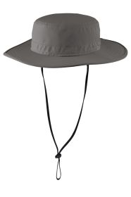 Port Authority Outdoor Wide-Brim Hat C920 (Color: Sterling Grey, size: L/XL)