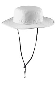 Port Authority Outdoor Wide-Brim Hat C920 (Color: White, size: L/XL)