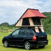 Trustmade Triangle Aluminium Black Hard Shell Beige Rooftop Tent Scout MAX Series ;  With Two Rainflies of Different Colors